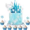 HCRXVV Decorazione per Torta Castello per Ragazze, Decorazione di Compleanno con