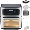 ZEPHIR FRIGGITRICE AD ARIA MULTIFUNZ. 12LT 1800W DISPLAY TOUCH ZHC121N