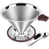 FACIACC Gocciolatore per caffè, filtro profe Acciaio inossidabile Honeycomb Mesh