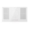 Klarstein Piastra Induzione 5 Fuoc 90cm | Ibrido | 5 Zone con 2 Zone Flex Bianco