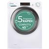 Candy Smart CSS4127TWR3/1-11, Lavatrice a carica frontale, 7 KG, C 7 kg Bianco C