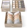 Euphoria Casa Organizer Cassetti, Set Divisori Per Cassetti In Tessut Beige Nude