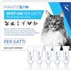 Mantosan Spot-On Vegetale per Gatti 5 Pipette da 3ml Protezione Naturale con Oli