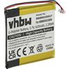 vhbw Batteria per Samsung SEC-YPQ1(B), YP-Q1 16, YP-Q1 4G, YP-Q1 8G 620mAh 3,7V