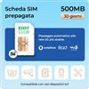EIOTCLUB SIM Prepagata per LTE telecamera, fototrappola, 4G router, Supporta i n