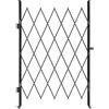 VEVOR Cancello di Sicurezza Pieghevole Singolo 1260 x 1975 mm Cancello a Forbice Bloccabile con Ruote Girevoli a 360° Cancelletto Retrattile in Acciaio, per Sicurezza di Ingressi, Garage, Magazzini
