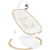 Babymoov Altalena Elettrica per Bambini Swoon Hoop, Design Elegante, Seduta Rotante a 90°, Confortevole e Regolabile, 5 Moviment i di Dondolio, Programmabile, 8 Ninnenanna, Arco Giochi, Sabbia