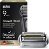 Braun Serie 9 Pro 96m Testina di Ricambio Originale per Rasoio Elettrico Barba Silver