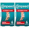 Compeed Cerotti per vesciche Medium - Cerotti idrocolloidei contro le vesciche sul tallone, 6 pezzi (Confezione da 2)