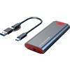 No M2 SSD Case M.2 un USB 3.1 Gen 2 10 Gbps NVMe SSD Enclosure per NVMe PCIE M4494