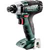 Metabo PowerMaxx 601114840 - Avvitatore a percussione a batteria SSD 12 V, metaBOX 118