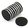 FIRST4MAGNETS Magneta Neodimio N42 N42 Rivestito Di Resina Epossidica Nera Per Arti, Mestieri, Creazione Di Modelli, Fai -Da -Te, Hobby, Ufficio E Casa - 20mm Dia x 2mm Di Spessore Da 2,6kg - Pacco Di 10