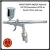ANEST IWATA MEDEA Aerografo HP-TR2 Revolution HPTR Air Brush 0,5 mm coppa...