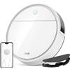 OKP K5 Pro Robot Aspirapolvere, 5000Pa di Potenza Aspirazione, 180 Bianco Latte