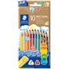 ‎STAEDTLER STAEDTLER 128 NC10 Noris Jumbo Triangular Colouring Pencils, Assorted Colours, 1
