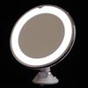 10 X Specchio Illuminato Per Trucco Ingrandito Ventosa Luce LED Da