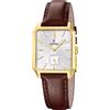 Festina Orologio Uomo Festina On The Square F20780/3 Con Cassa Rettangolare Dorata