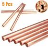 Set 5 pz barre cilindriche in rame ad alta purezza 4 mm diametro 100 mm lunghezz