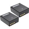 EXTENSILO 2x Batteria sostituisce Olympus BLH-1 2000mAh 7,4V