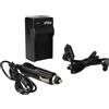 vhbw Caricatore per Sony Handycam SR70E SR72E SR90E XR500(VE) SR75E SR80E 4,2V +12V