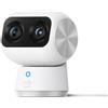 eufy Security Indoor Cam S350, telecamera con due obiettivi di sicurezza con ris