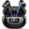 Donerton 2026 Cuffie Bluetooth 5.4 Auricolari Bluetooth Stereo HiFi Con 4 ENC Nero