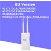 Kuwfi Router Wifi Esterno Impermeabile 300Mbps Router Wifi CAT4 4G LTE Modem Rou