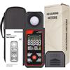 Misuratore Lux Digitale TA631B Corpo ABS Nero Risoluzione 0.1 LUX 299999 LUX Top