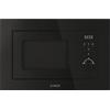 Candy Wave 600 Microonde da Incasso con Grill, Capacità 20 Litri, 800W, Grill 1000W, 13 Programmi Automatici, Funzione Defrost, Controllo Elettronico, 59,5x38,8x34,3 cm (LxAxP), Nero, CA20FMW7NB
