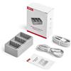 Hub Caricabatterie per DJI Mini 3 Ricarica a 3 Vie Batteria Intelligente Portati