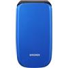 Brondi Raptor 7,11 cm (2.8") 106 g Nero, Blu Telefono per anziani