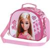 Barbie Fashion-Porta Merenda 3D, Rosa, 25,5 X 20 Cm