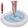 PVC Ampio Spazio Home Spa Pedana Gonfiabile da Esterno Spiaggia Pediluvio Facile da