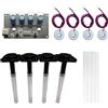 Modulo Umidificatore USB con 4 Ugelli Nebulizzatori per Piante da Interno 10-20