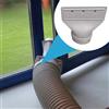 Kit Ventilazione Condizionatore Portatile: Tubo 1,5m + Connettore ABS Doppia Mis
