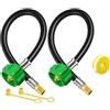 Adattatore Tubo Propano Camper Set 2 Pack Acciaio per Camper con 1 4 Maschi
