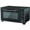 DCG srl Forno Elettrico Ventilato con Timer Nero 1500 Watt Capacità 45 Litri