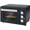 DCG Forno Elettrico Ventilato con Timer Nero 1380 Watt Capacità 24 Litri