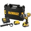 DEWALT DCD996P2 TRAPANO AVVITATORE PERCUSSIONE BRUSHLESS 18V 95Nm 2BATTERIE 5Ah