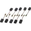 vhbw 10 Spazzole carbone per Rupes BigFoot LHR21 LHR75 LHR12 LHR15 LH 21