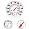 Termometro bianco igrometro analogico per quadrante per interno esterno -40F 140