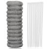 304 stainless steel Fascette per cavi in nylon con raccoglitore pelucchi in acciaio 304 confezi