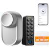 SwitchBot WiFi Smart Lock Ultra Con Tastierino To Lock Ultra Touch Combo Argento