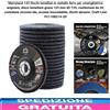 Dischi Lamellari 125mm Grana 40 T29 Corindone Zirconio Blu Acciaio Inox