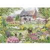 Luca-S Gold - Kit per punto croce, motivo: giardino di cottage, B2412