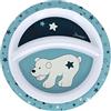 Sterntaler Piatto unisex per bambini, motivo: orso polare Elia, piatto per bambini, piatto per bambini, piatto per bambini, colore: turchese scuro