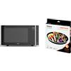Whirlpool MWP 303 SB - Dimensioni 53,9cm x 39,8cm x 30,0cm Forno Microonde 30 Litri & AVM305 Piatto Crisp grande per forno a microonde