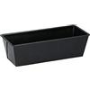 alpina Teglia per dolci, tortiera, 30 x 11 x 7,3 cm, con rivestimento antiaderente, colore nero