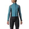 Castelli 4520553-324 ALPHA RoS 2 W JACKET Giacca TEAL BLUE/FIERY RED-SKY BLUE XS