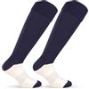 Nucleo Sport Calzettoni Calcio Sportivi Uomo Donna Bambino - Calzini Tecnici, Blu Navy SENIOR